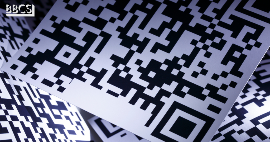 2D barcode label example for GS1 Sunrise 2027.